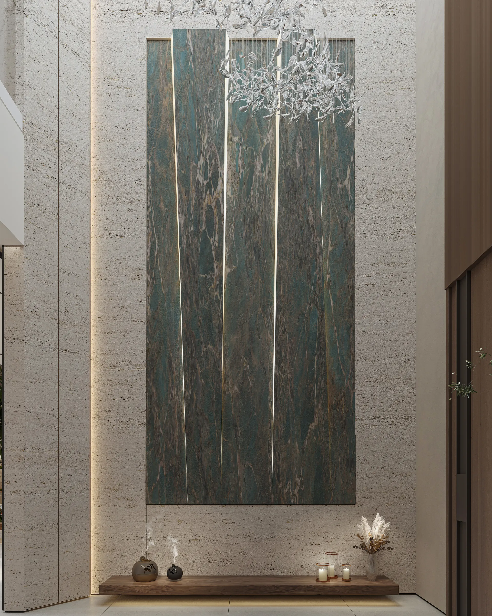 Khalidiyah Apartment — Living Room interior design UAE