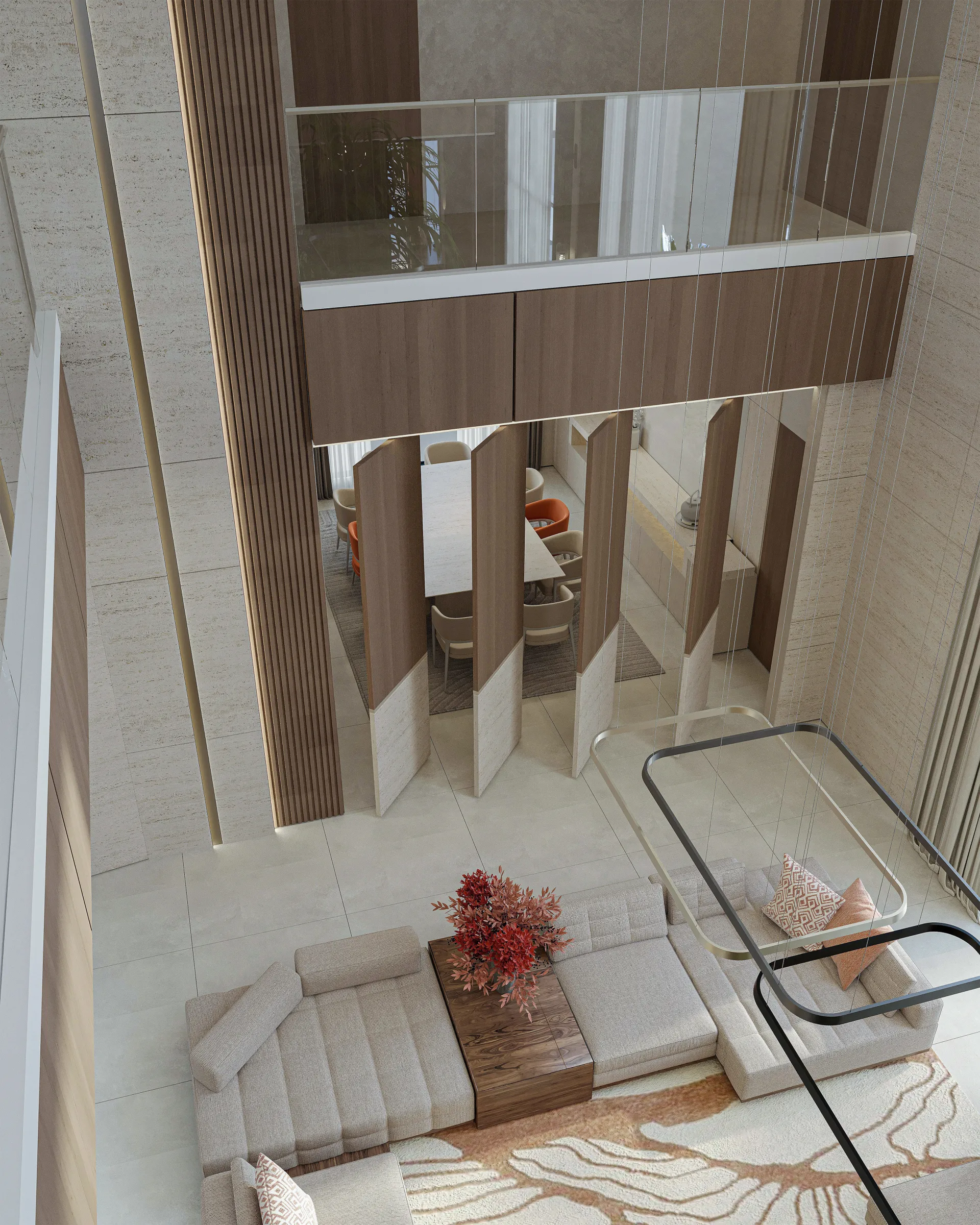 Grand Living Hall interior design UAE