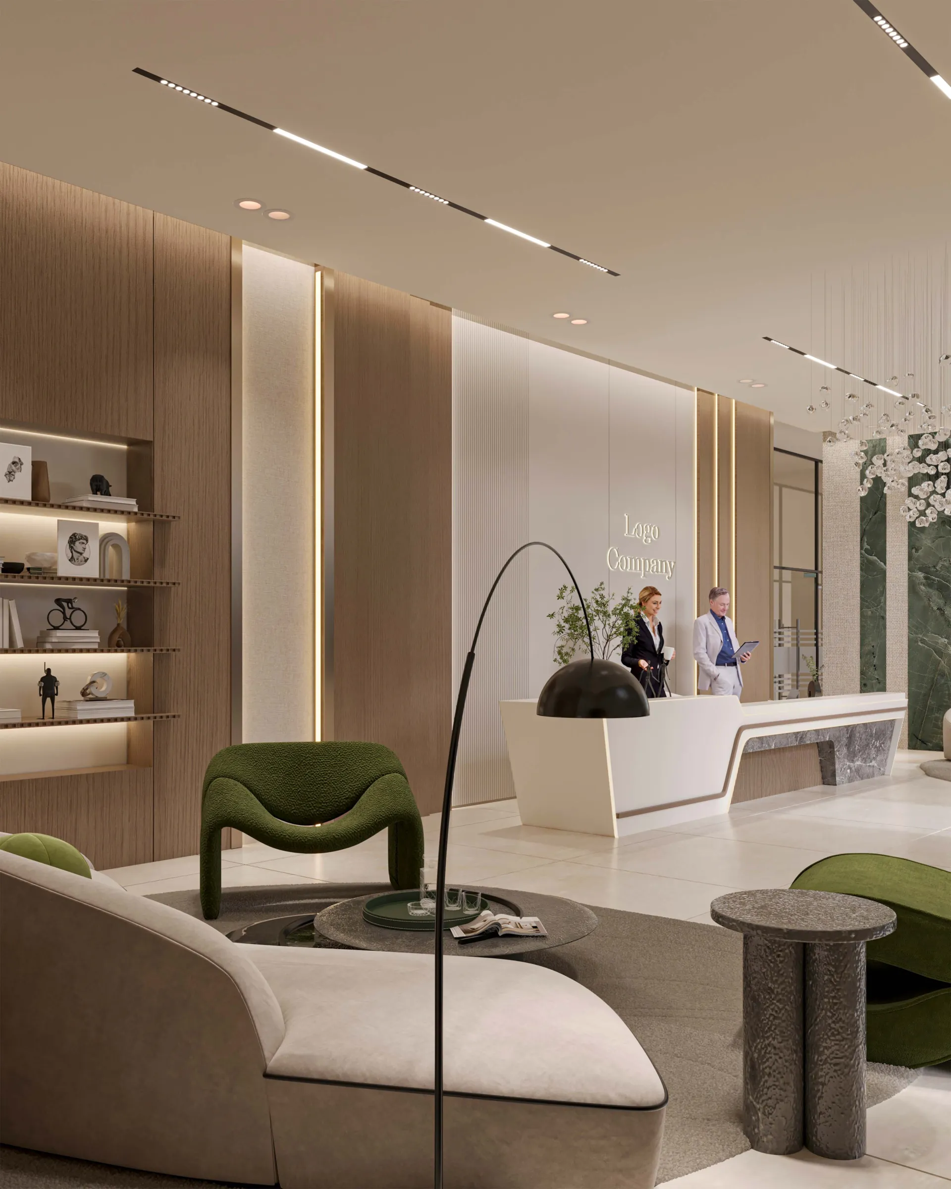 Amir Reception interior design UAE