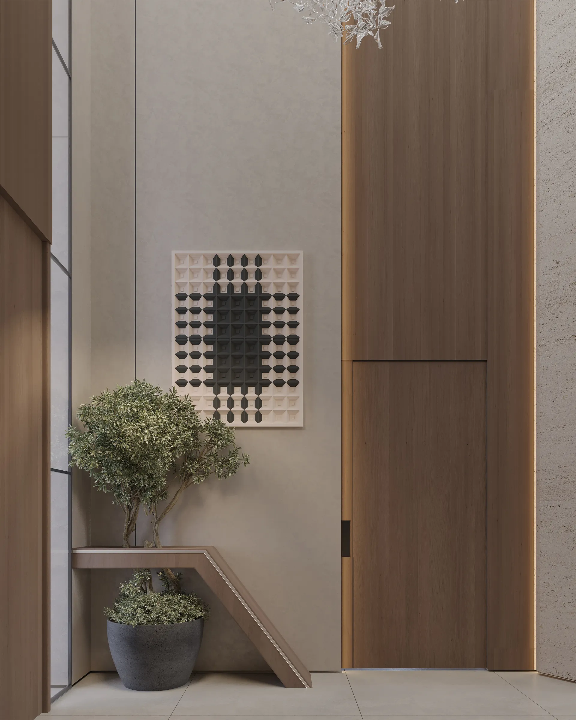 Compact Studio Apartment interior design UAE