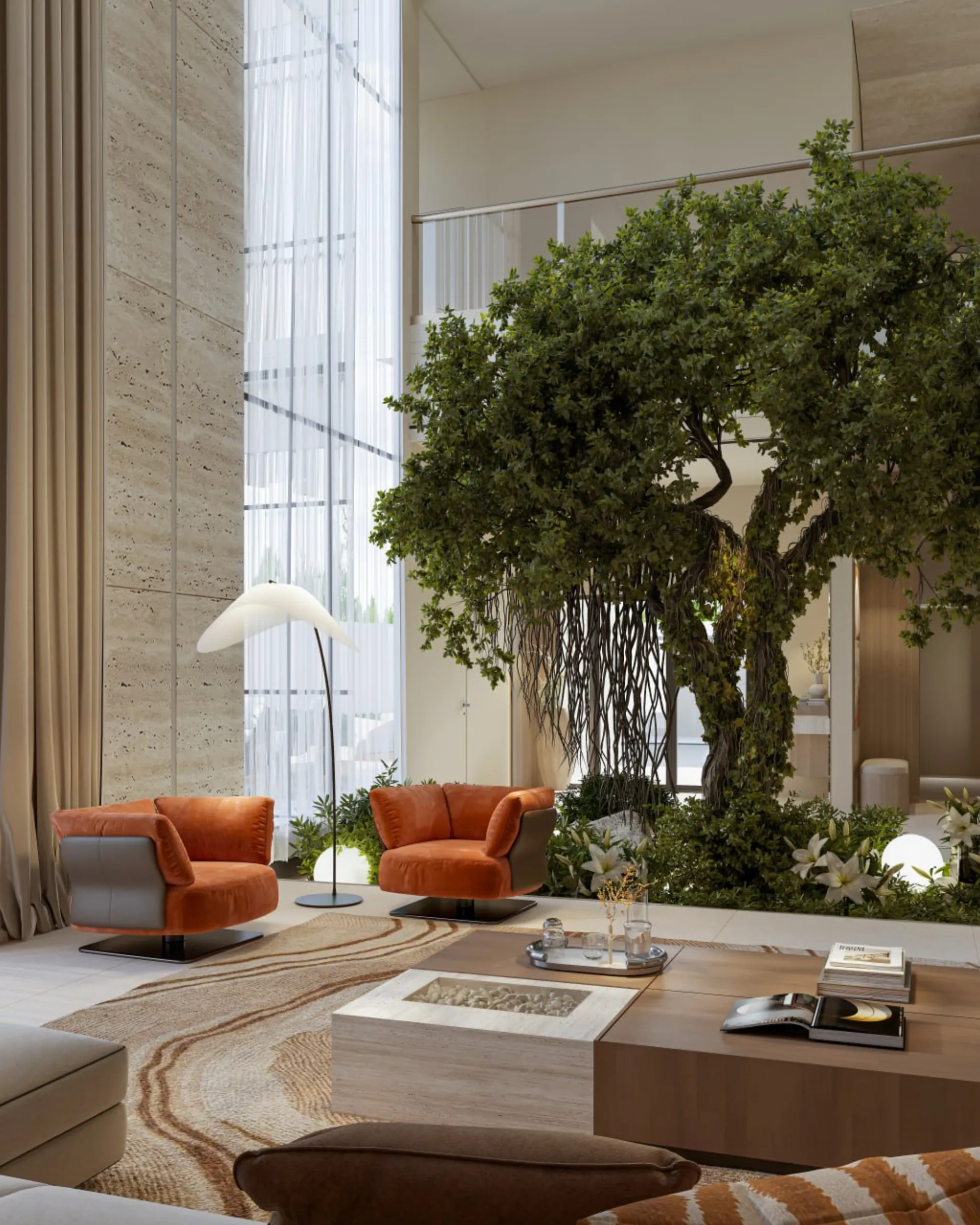 Indoor Garden Residence · View 1 interior design UAE